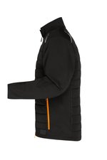 James&Nicholson Hybridjacke mit BIONIC-FINISH®ECO für Herren, Black/Black XS, JN1820 – Bild 5