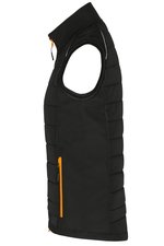 James&Nicholson Hybrid Weste mit Stepp-Einsätzen für Damen, Black/Black XS, JN1821 – Bild 5