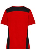 James&Nicholson Damen-Arbeits-T-Shirt "STRONG", Bio-Baumwolle, Black/Carbon XS, JN1823 – Bild 4