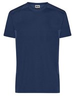 James&Nicholson Robustes Herren T-Shirt "STRONG, Black/Carbon L, JN1824 – Navy/Navy