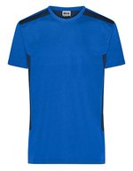 James&Nicholson Robustes Herren T-Shirt "STRONG, Black/Carbon L, JN1824 – Royal/Navy