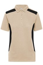 James&Nicholson Workwear Polo -STRONG- Bio-Baumwolle für Damen, Black/Carbon XS, JN1825 – Bild 3