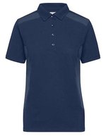 James&Nicholson Workwear Polo -STRONG- Bio-Baumwolle für Damen, Black/Carbon XS, JN1825 – Navy/Navy