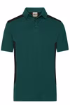 James&Nicholson Workwear Polo -STRONG-, Organic Cotton for Men, Navy/Navy 3XL, JN1826 – image 2