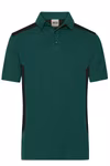 James&Nicholson Workwear Polo -STRONG-, Organic Cotton for Men, Navy/Navy 3XL, JN1826 – image 3