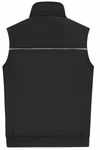 James&Nicholson Hybrid Workwear Weste mit Sherpa-Innenfutter, Carbon/Black XS, JN1867 – Bild 3