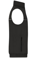 James&Nicholson Hybrid Workwear Weste mit Sherpa-Innenfutter, Carbon/Black XS, JN1867 – Bild 5