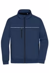 James&Nicholson Hybrid Arbeitsjacke mit Sherpa-Innenfutter, Navy/Navy L, JN1868 – Bild 2