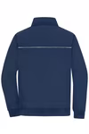 James&Nicholson Hybrid Arbeitsjacke mit Sherpa-Innenfutter, Navy/Navy L, JN1868 – Bild 3