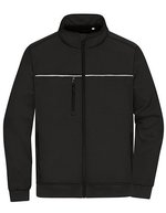 James&Nicholson Hybrid Arbeitsjacke mit Sherpa-Innenfutter, Carbon/Black XS, JN1868 – Bild 2