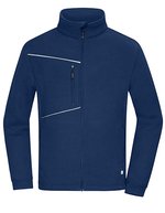 Fleece Jacket - Corduroy Look – Navy
