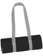 James&Nicholson XL Picknickdecke mit Fleece-Oberfläche, Black 180 x 180 cm, JN1906 – Bild 2
