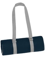James&Nicholson XL Picknickdecke mit Fleece-Oberfläche, Black 180 x 180 cm, JN1906 – Marine
