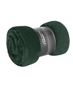 James&Nicholson Microfaser Fleece Decke XL 180x130 cm, Black 180 x 130 cm, JN1907 – Dark Green