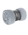 James&Nicholson Microfaser Fleece Decke XL 180x130 cm, Black 180 x 130 cm, JN1907 – Silver (Solid)