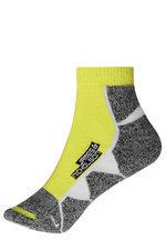 James&Nicholson Sport Sneaker Socken mit Dämpfung, Black/White 35-38, JN214 – Bild 5