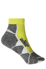James&Nicholson Sport Sneaker Socken mit Dämpfung, Black/White 35-38, JN214 – Bild 6