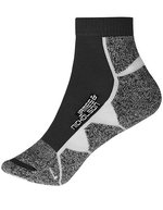 James&Nicholson Sport Sneaker Socken mit Dämpfung, Black/White 35-38, JN214 – Bild 2