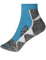 James&Nicholson Sport Sneaker Socken mit Dämpfung, Black/White 35-38, JN214 – Bright Blue/White