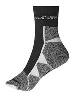 James&Nicholson Atmungsaktive Sportsocken mit Kettelnaht, Black/White 35-38, JN215 – Bild 2