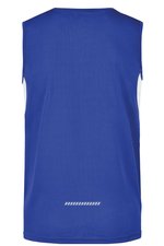 James&Nicholson Lauf Tanktop mit Mesh-Einsätzen für Herren, Black/Red S, JN305 – Bild 4