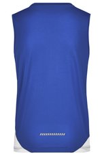 James&Nicholson Atmungsaktives Damen Running Tanktop mit Mesh-Einsätzen, Black/Red S, JN315 – Bild 3
