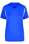 James&Nicholson Running-T-Shirt mit Mesh-Einsätzen für Damen, Orange/Black M, JN316 – Bild 2