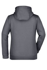 James&Nicholson Doubleface Jacke mit Kapuze für Damen in, Azur/Navy S, JN354 – Bild 4