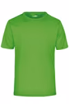 James&Nicholson Breathable Functional T-Shirt for Sport, Acid Yellow S, JN358 – image 3