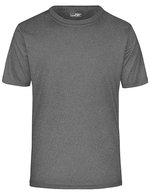 James&Nicholson Atmungsaktives Funktions T-Shirt für Sport, Acid Yellow S, JN358 – Scuro Melange