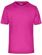 James&Nicholson Atmungsaktives Funktions T-Shirt für Sport, Acid Yellow S, JN358 – Rosa