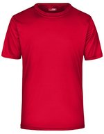 James&Nicholson Atmungsaktives Funktions T-Shirt für Sport, Acid Yellow S, JN358 – Rosso