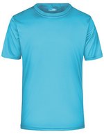 James&Nicholson Atmungsaktives Funktions T-Shirt für Sport, Acid Yellow S, JN358 – Turchese