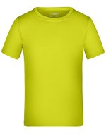 James&Nicholson Junior Active-T Funktions T-Shirt, Rundhals – Acid Yellow