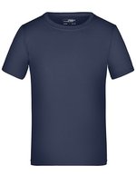 James&Nicholson Junior Active-T Funktions T-Shirt, Rundhals, Acid Yellow L (134/140), JN358K – Navy