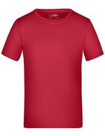 James&Nicholson Junior Active-T Funktions T-Shirt, Rundhals, Acid Yellow L (134/140), JN358K – Red
