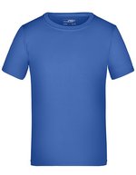 James&Nicholson Junior Active-T Funktions T-Shirt, Rundhals, Acid Yellow L (134/140), JN358K – Royal