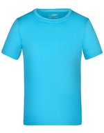 James&Nicholson Junior Active-T Funktions T-Shirt, Rundhals, Acid Yellow L (134/140), JN358K – Turquoise