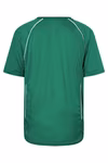 James&Nicholson Team Shirt Traspirante con Scollo a V, Black/White S, JN386 – immagine 4