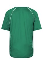 James&Nicholson Atmungsaktives Teamshirt mit V-Ausschnitt, Black/White S, JN386 – Bild 4