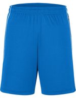 James&Nicholson Atmungsaktive Team Shorts mit Kordelbund, Black/White S, JN387 – Royal/White