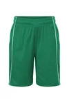 James&Nicholson Junior Team Shorts mit Paspel, Black/White M (122/128), JN387K – Bild 3