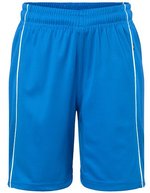 James&Nicholson Junior Team Shorts mit Paspel – Royal/White