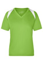 James&Nicholson Damen-Laufshirt mit TOPCOOL®-Material, Lime Green/White M, JN396 – Bild 3