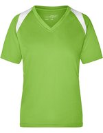 James&Nicholson Damen-Laufshirt mit TOPCOOL®-Material, Lime Green/White M, JN396 – Bild 2