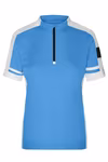 James&Nicholson Bike-T Half Zip con Tasca da Donna, Black S, JN451 – immagine 3