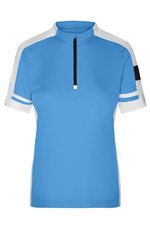 James&Nicholson Bike-T Half Zip mit Tasche für Damen, Black S, JN451 – Bild 3