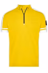 James&Nicholson Sporty Bike T-Shirt with Half Zip, Black S, JN452 – image 2