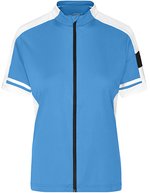 James&Nicholson Bike-T Full Zip mit Rückentasche für Damen, Black S, JN453 – Cobalt