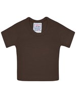 James&Nicholson Mini-T-Shirt aus 100% Baumwolle, Black One Size, JN504 – Brown